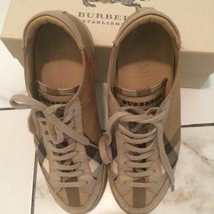 Burberry womens Nova check sneakers 8